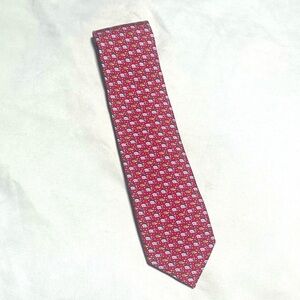 Vineyard Vines Men's Santa Whale Tie in Red 100% Silk Made in USA New Christmas